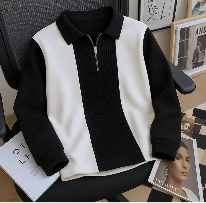 Men Full Sleeve Color Block Sweatshirt